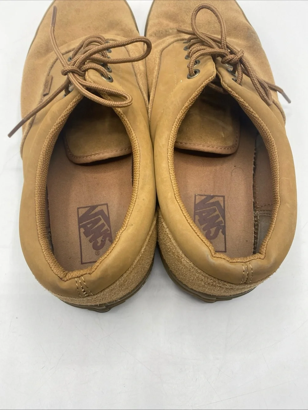 VANS Era Suede Buck Tobacco Brown Gum Men's 13 Casual Tennis Shoe Skater Sneaker